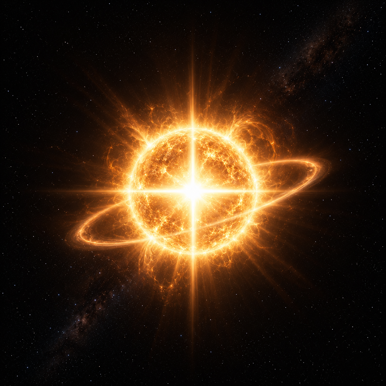 Emblème solaire ORION, studio de création web